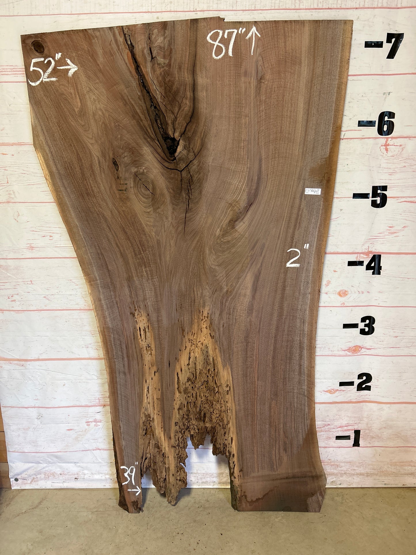 Live Edge Walnut Sku#23571-56