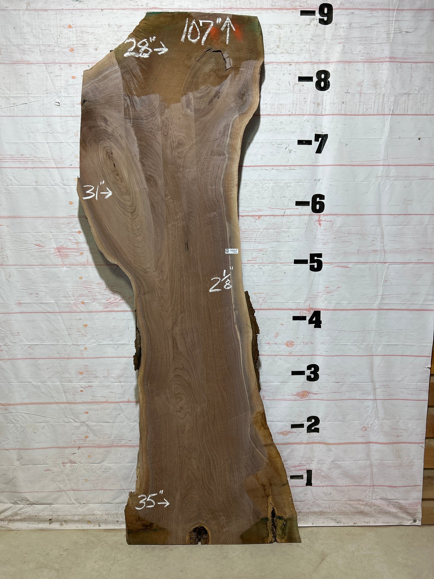 Live Edge Walnut Sku#27123-48
