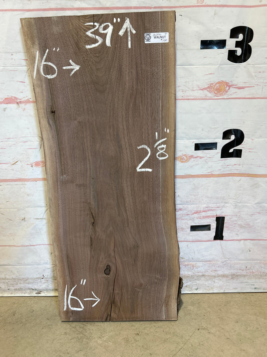 Live Edge Walnut Sku#26206M-9