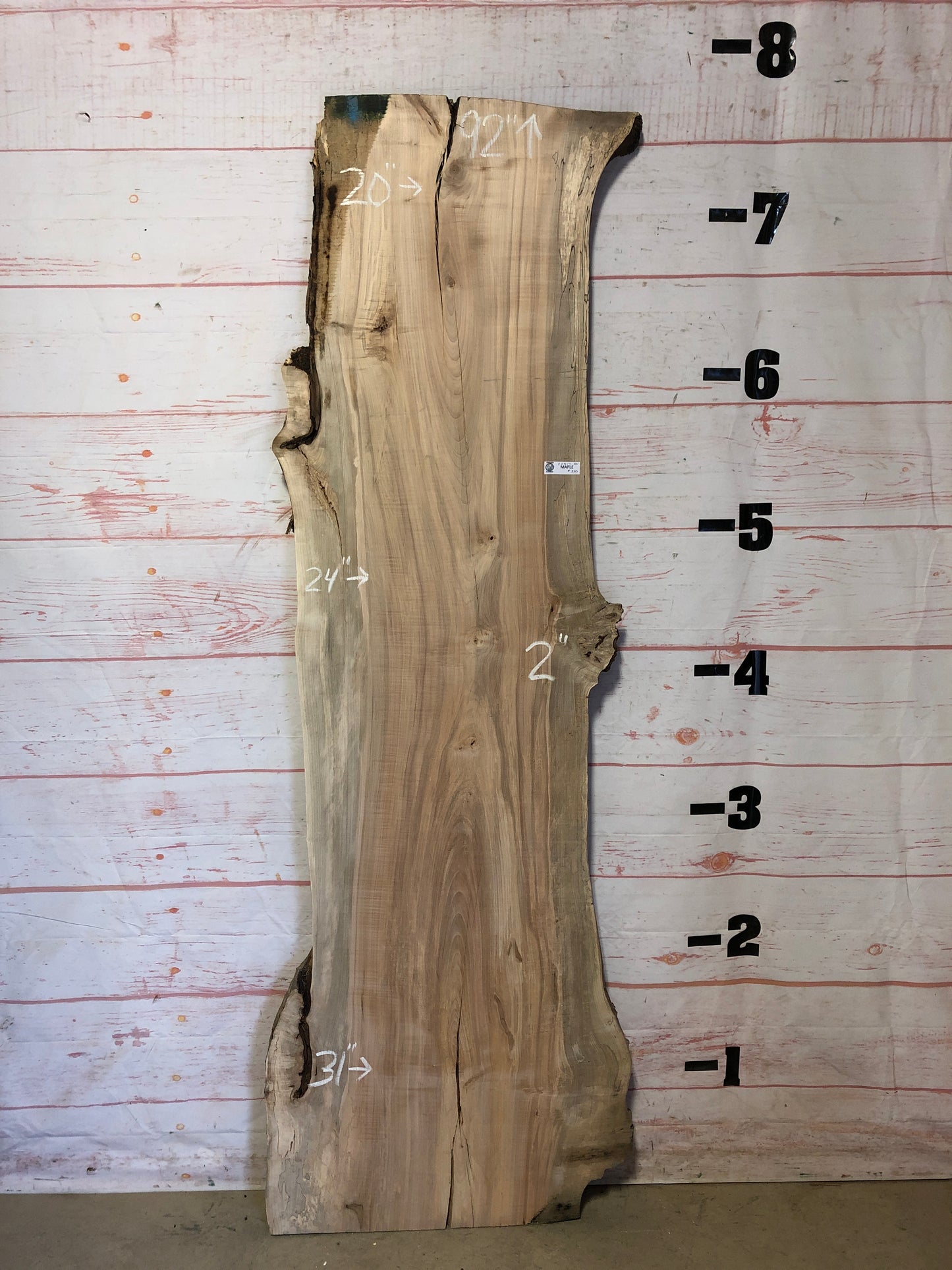 Live Edge Maple Sku# 22517B-33