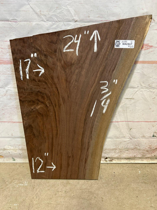 Live Edge Walnut Sku#26388M-6