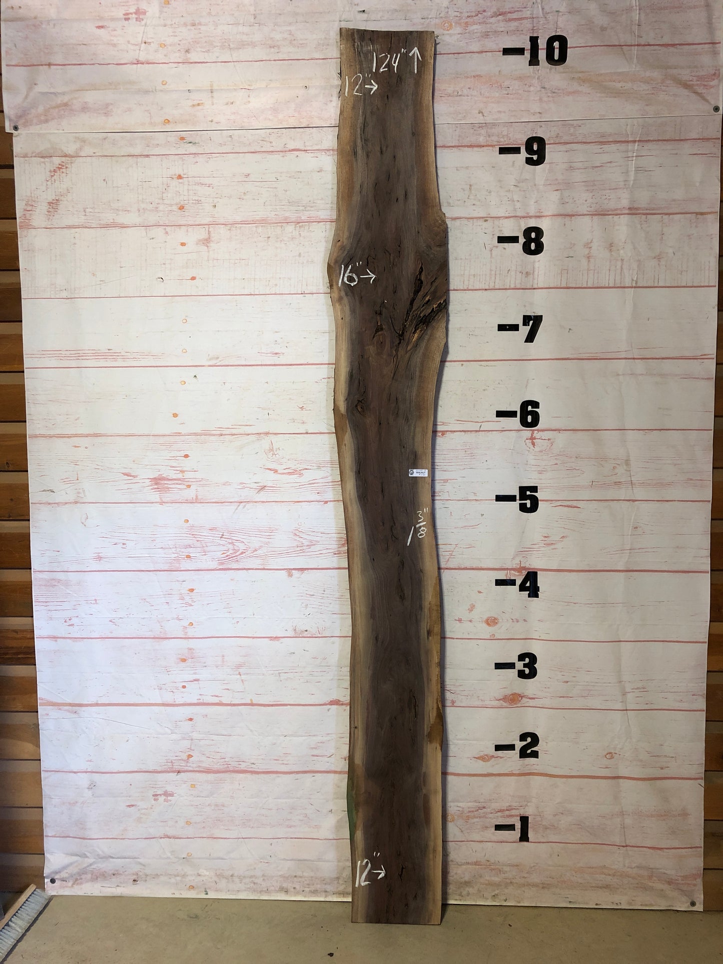 Live Edge Walnut Sku#22739C-18