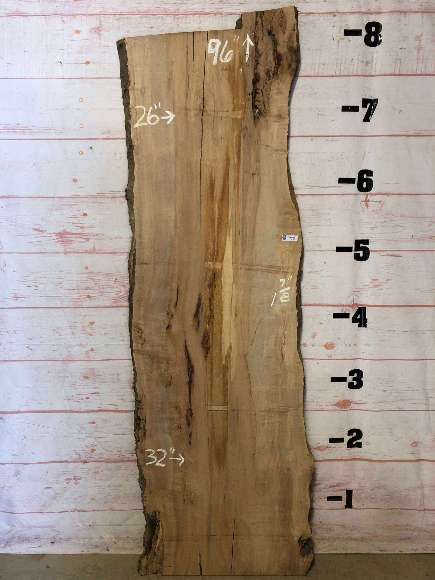 Live Edge Maple Sku# 21789N-39