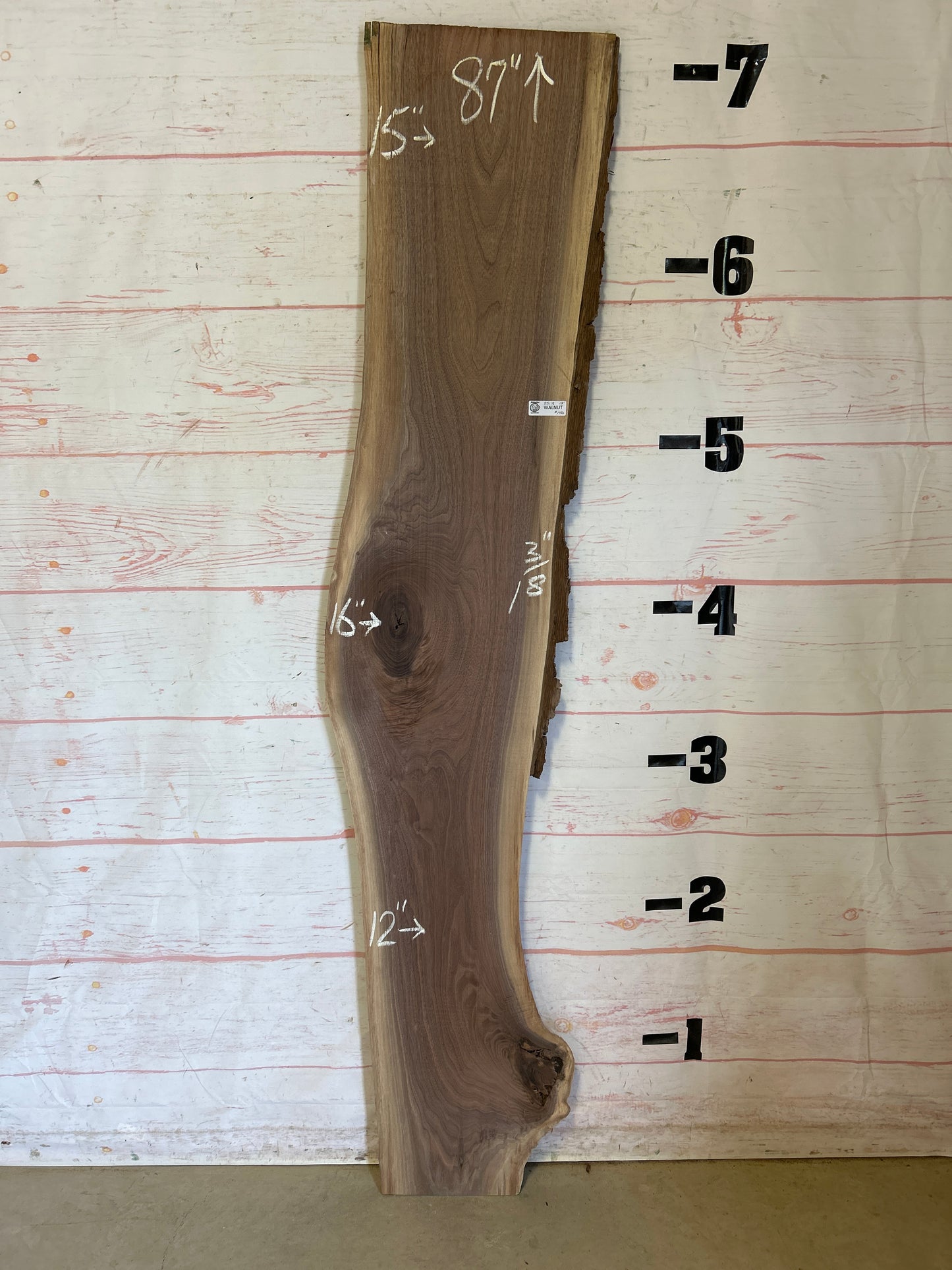 Live Edge Walnut Sku#25118C-13