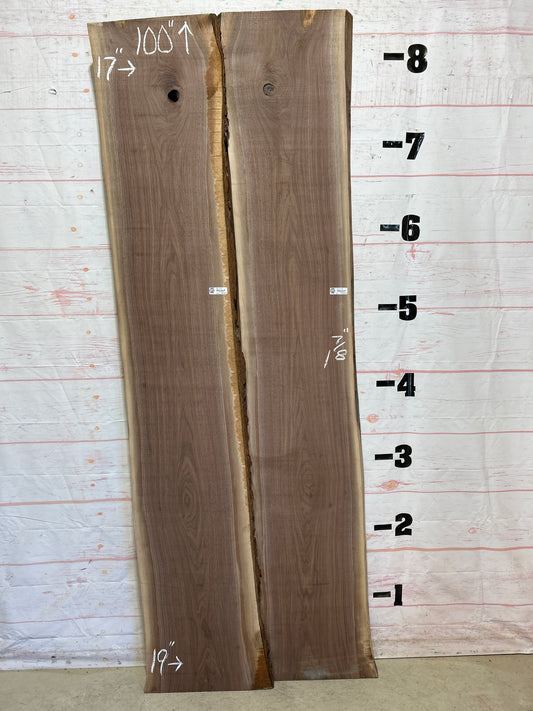 Live Edge Walnut Set Sku#26179K-50