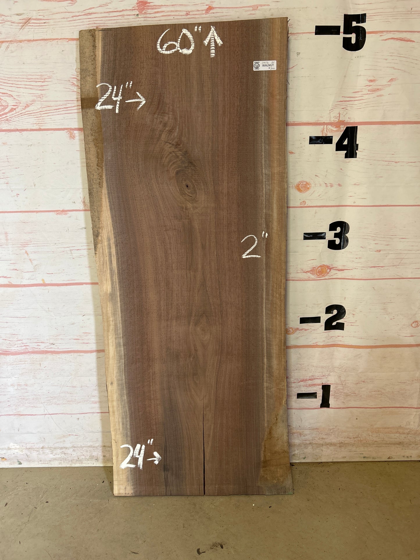 Live Edge Walnut Sku#24476A-20