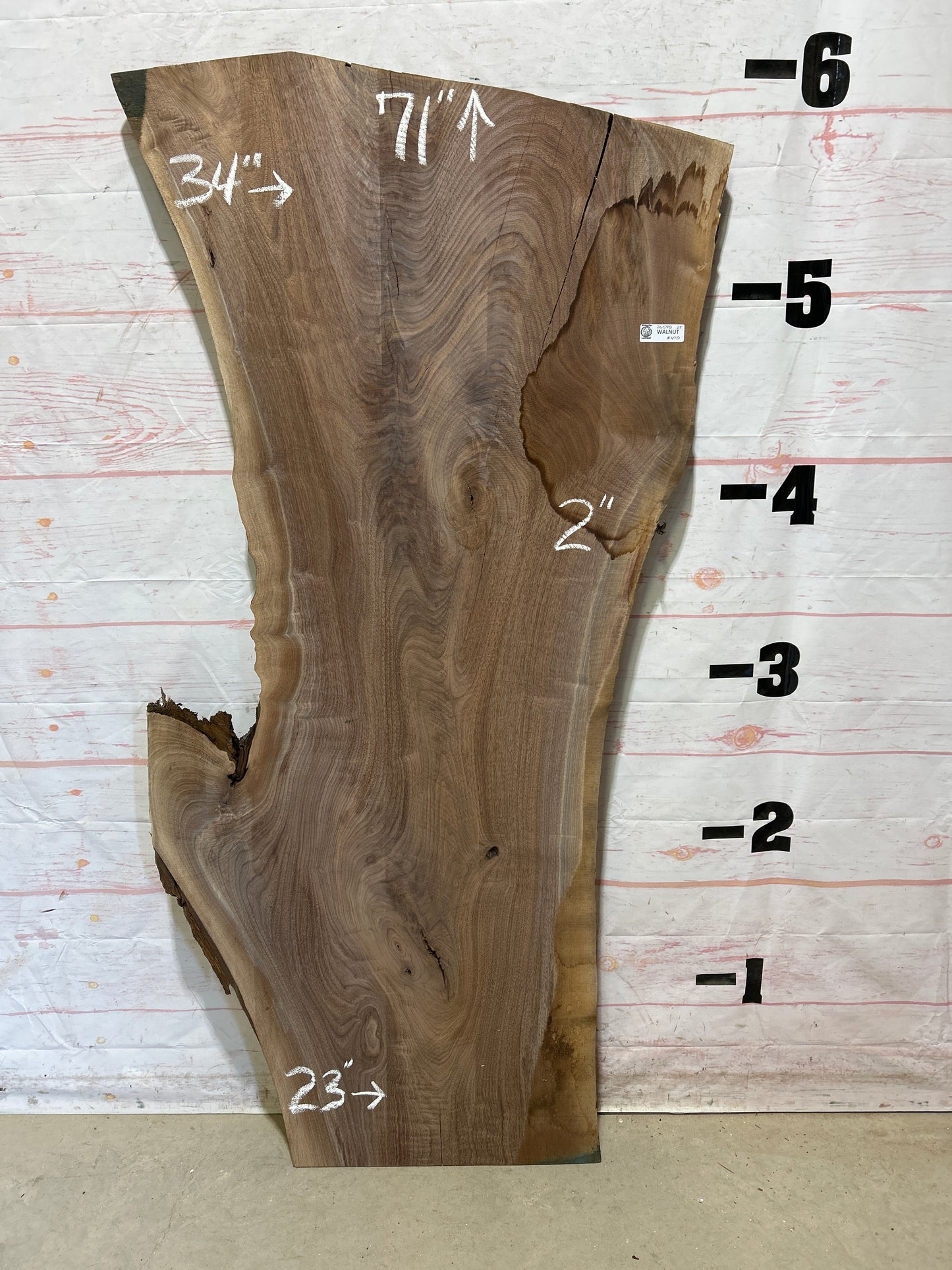 Live Edge Walnut Sku#26590N-29