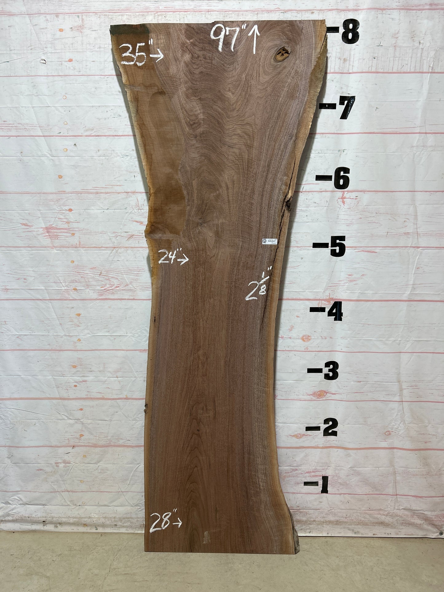 Live Edge Walnut Sku#27217K-40