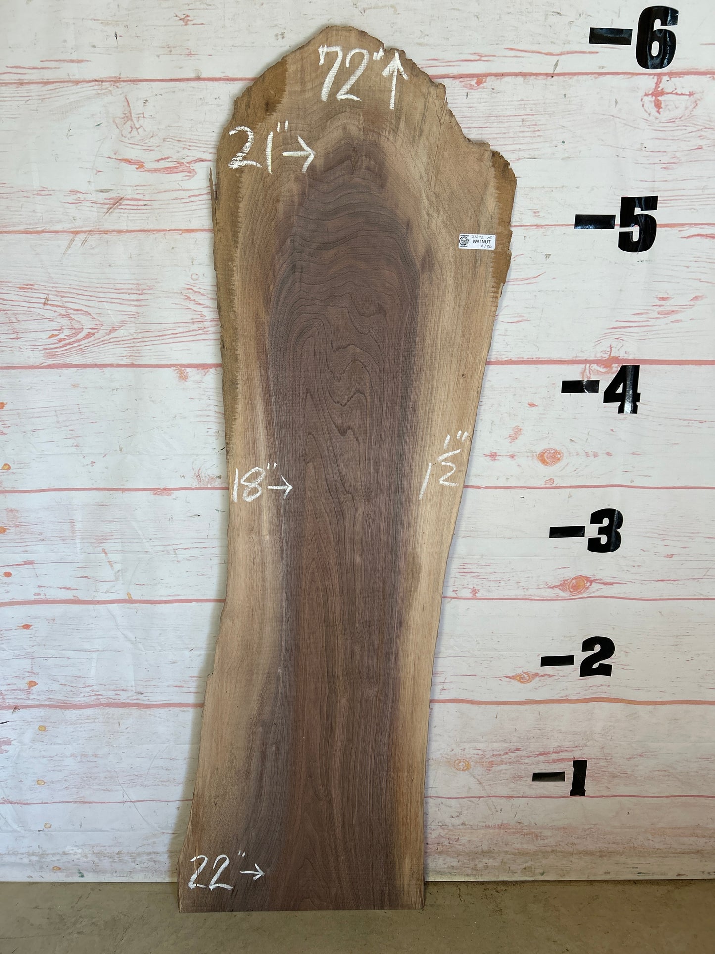 Live Edge Walnut Sku#23972A-15