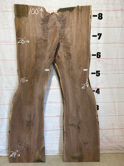 Live Edge Walnut Set Sku#25964K-68