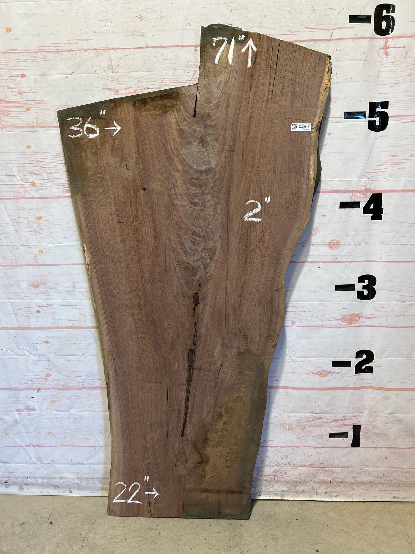 Live Edge Walnut Sku#26356F-29