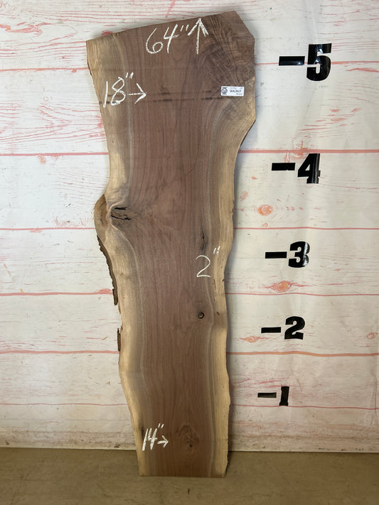 Live Edge Walnut Sku#24798A-14