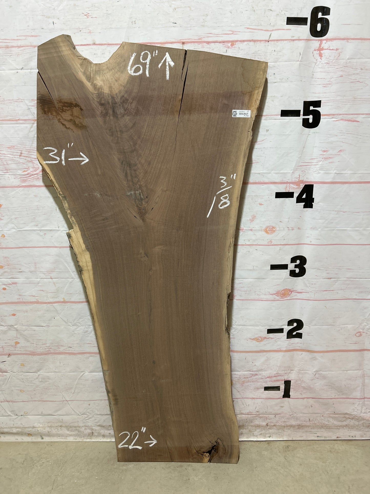 Live Edge Walnut Sku#26816M-19