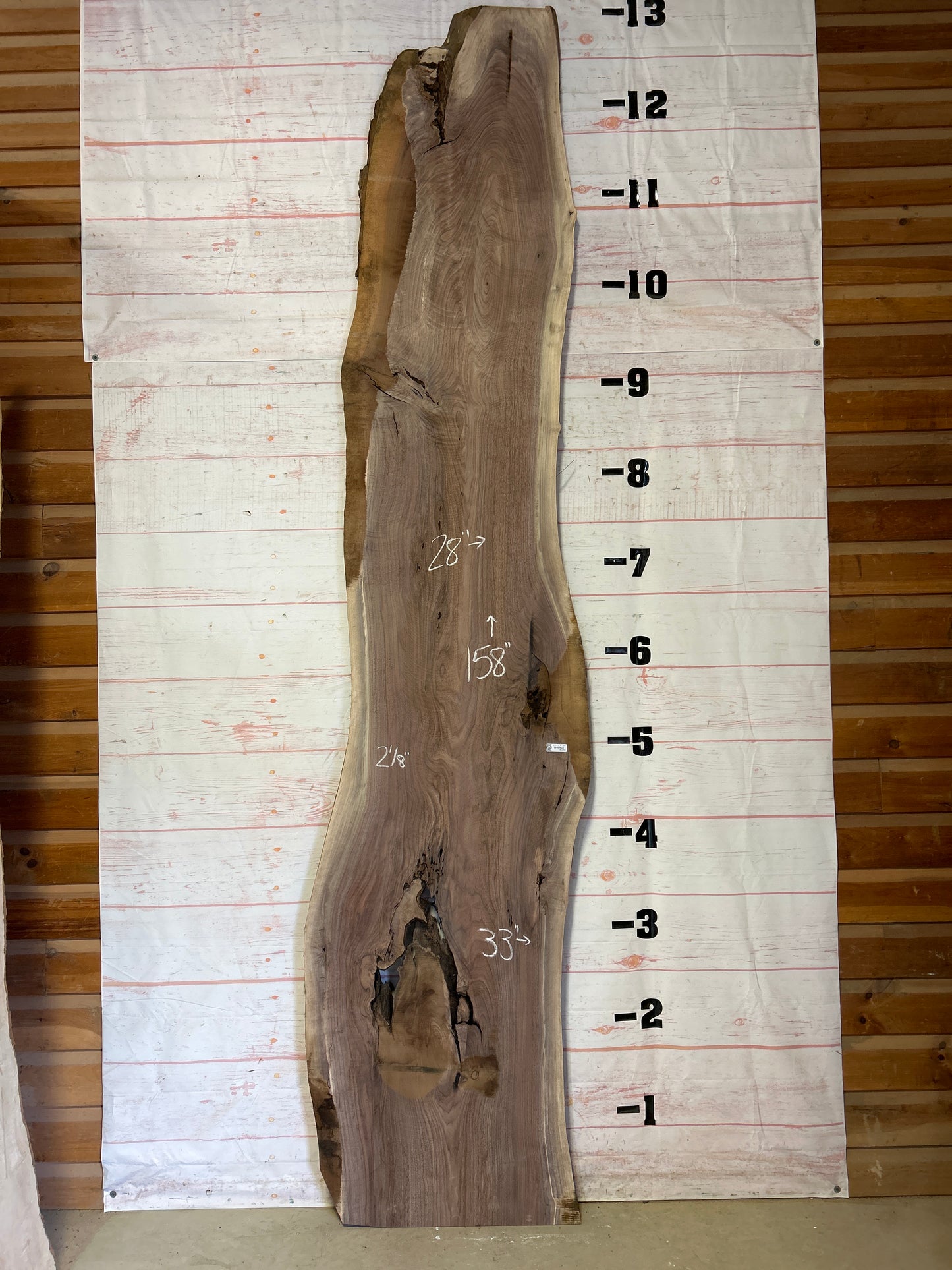 Live Edge Walnut Sku#24283-68