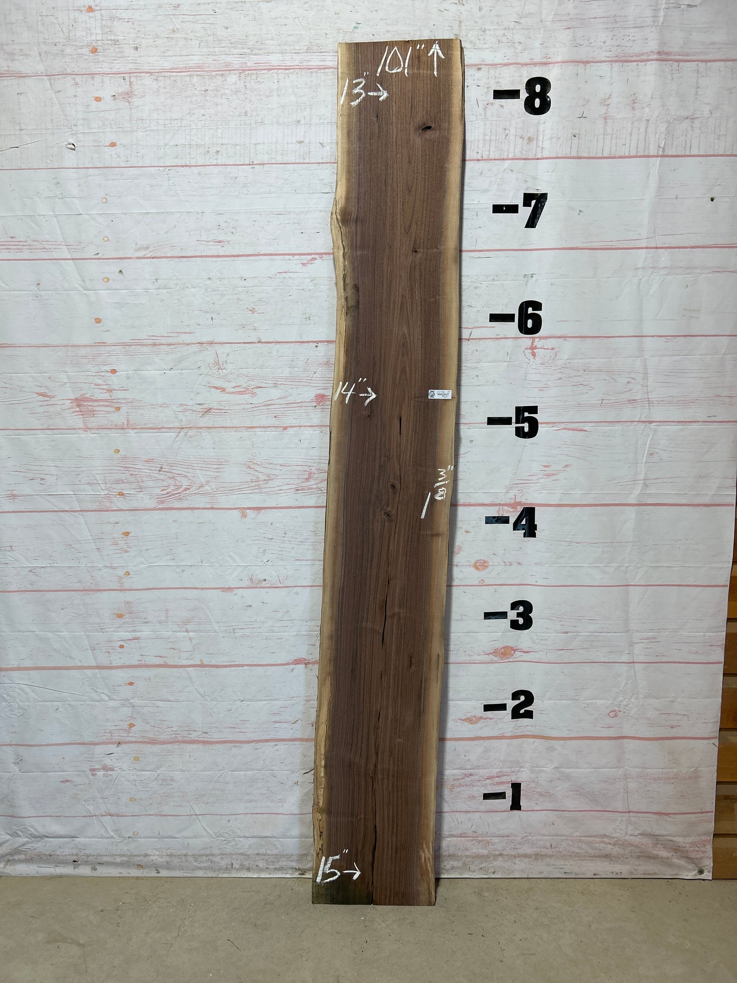 Live Edge Walnut Sku#25788M-15