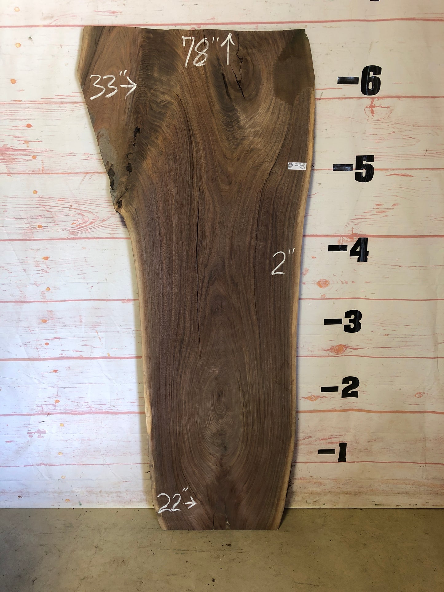 Live Edge Walnut Sku#23333F-30