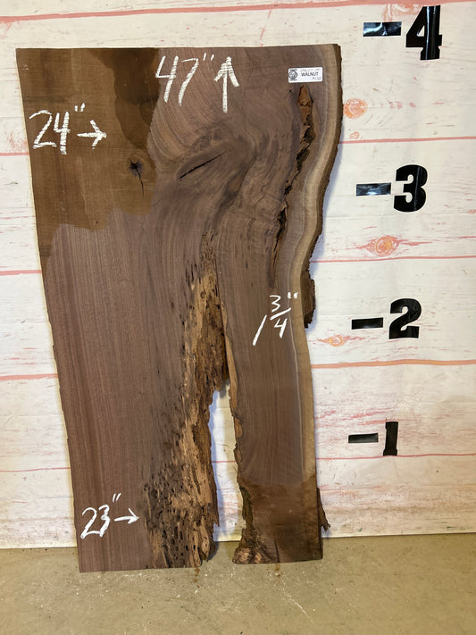 Live Edge Walnut Sku#24621A-14