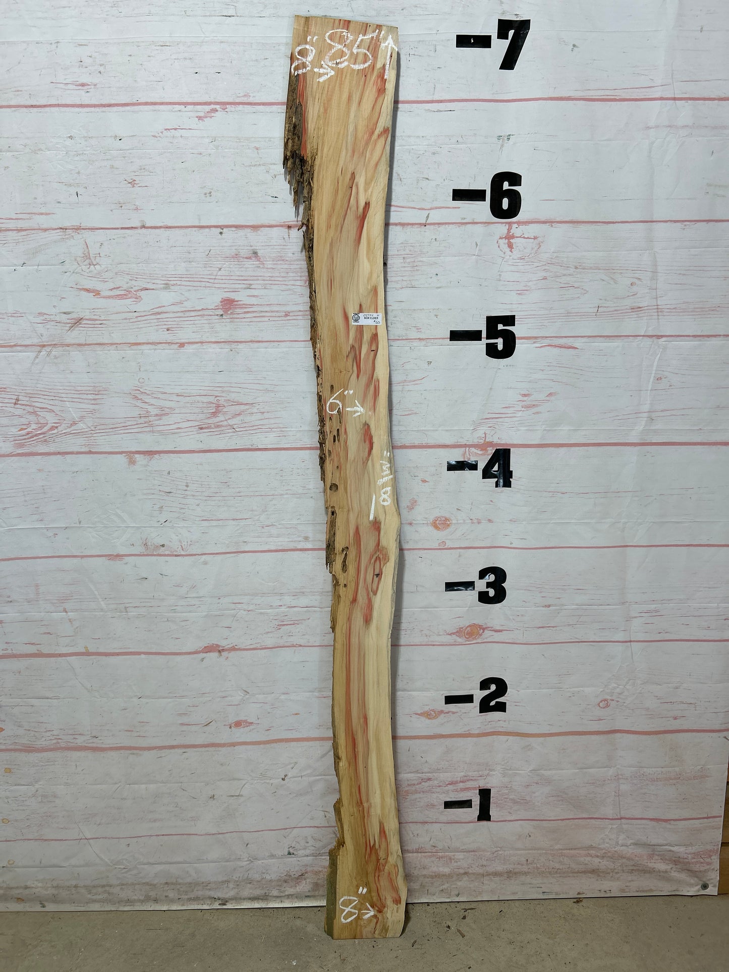 Live Edge Box Elder Sku#25734D-6