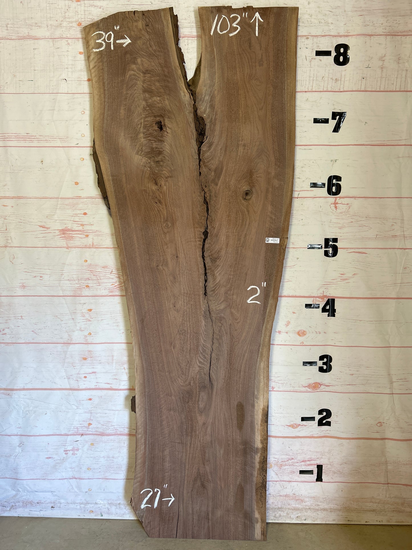 Live Edge Walnut Sku#24060J-47