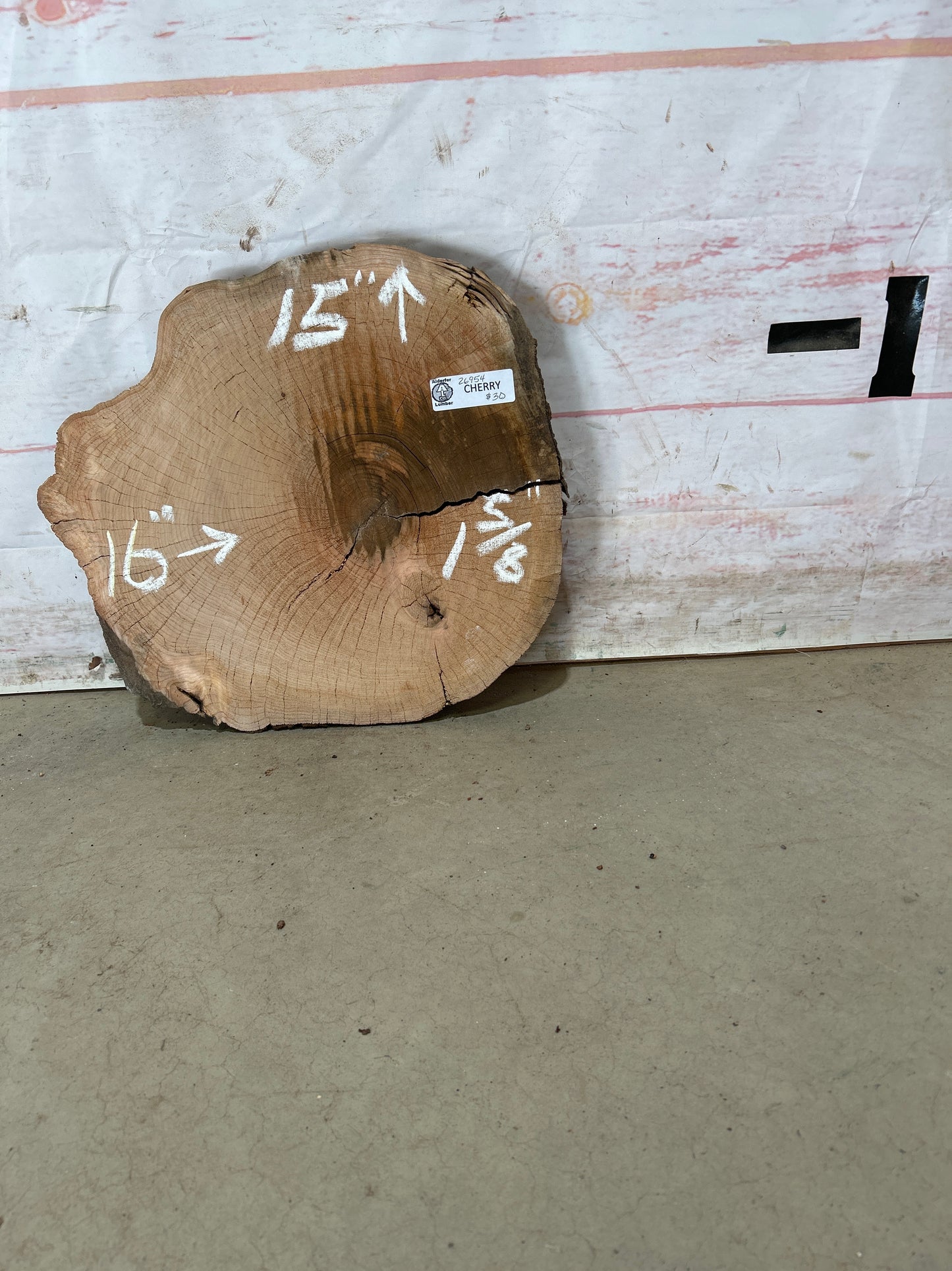 Live Edge Cherry Sku#26954M