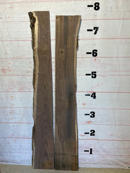 Live Edge Walnut Set Sku#25395C-24