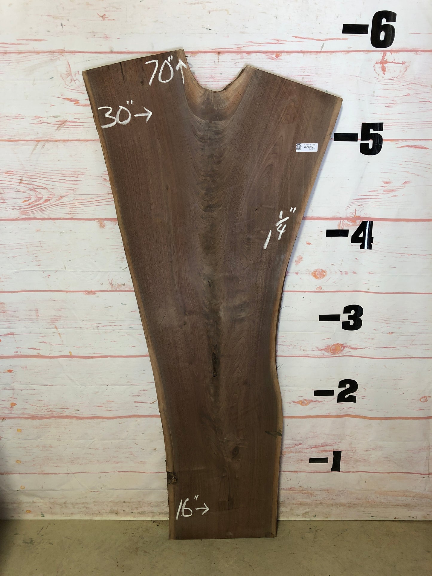 Live Edge Walnut Sku#22883G-14