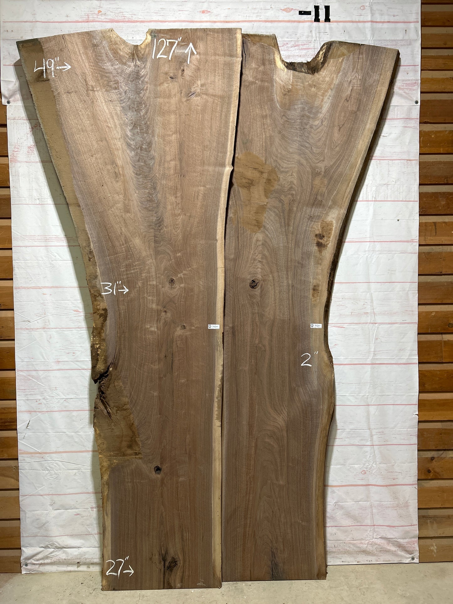 Live Edge Walnut Set Sku#26778-134