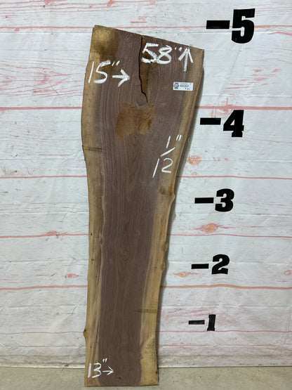 Live Edge Walnut Sku#25585M-8