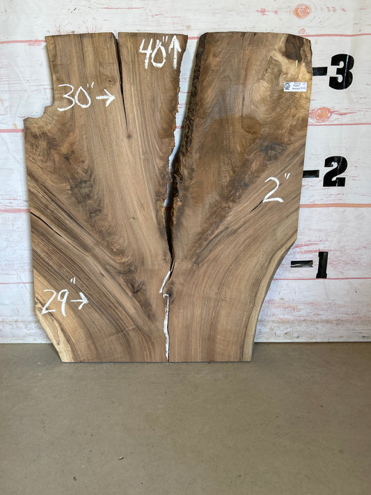 Live Edge English Walnut Sku#24915M-17