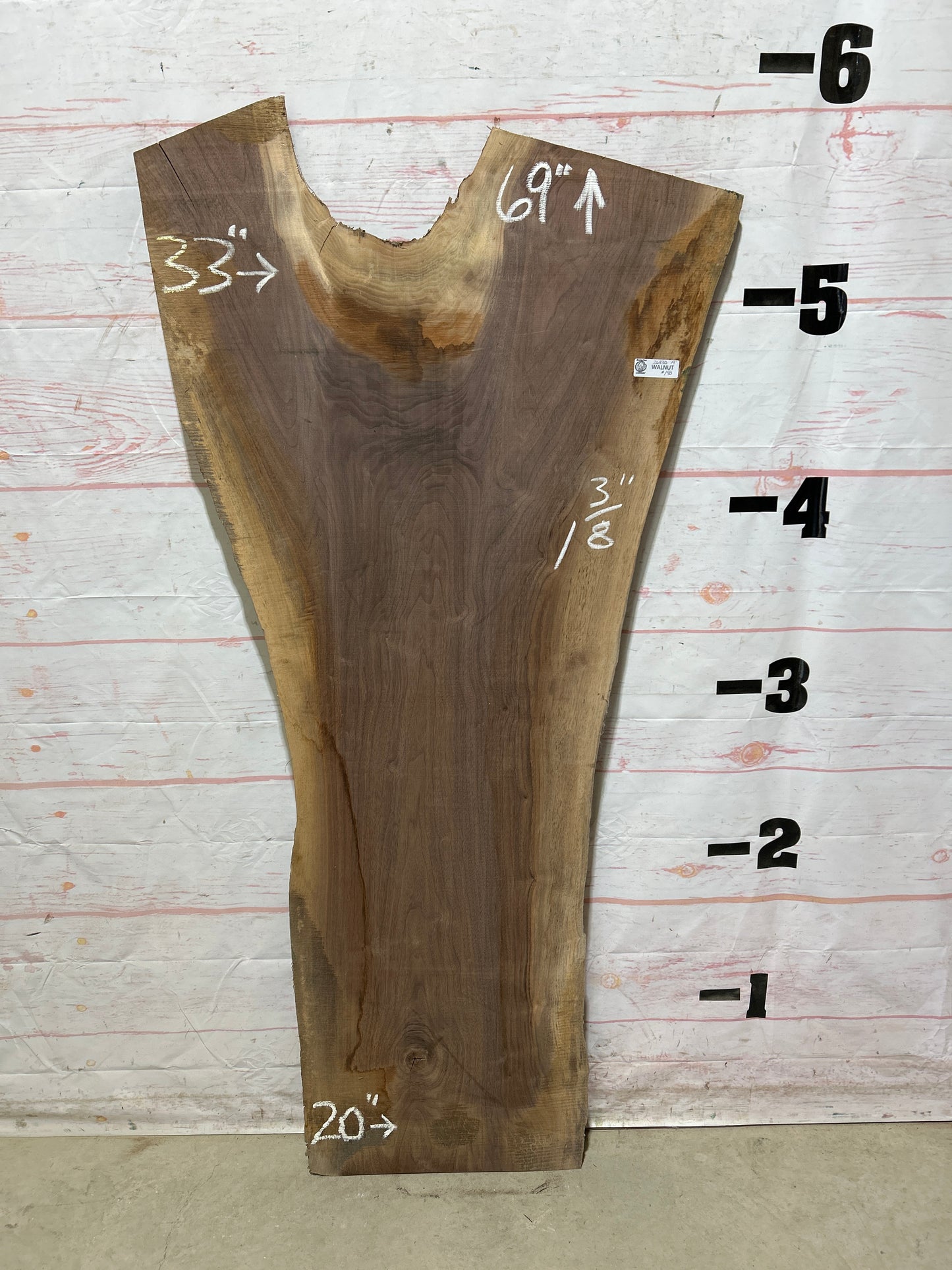 Live Edge Walnut Sku#26830M-19