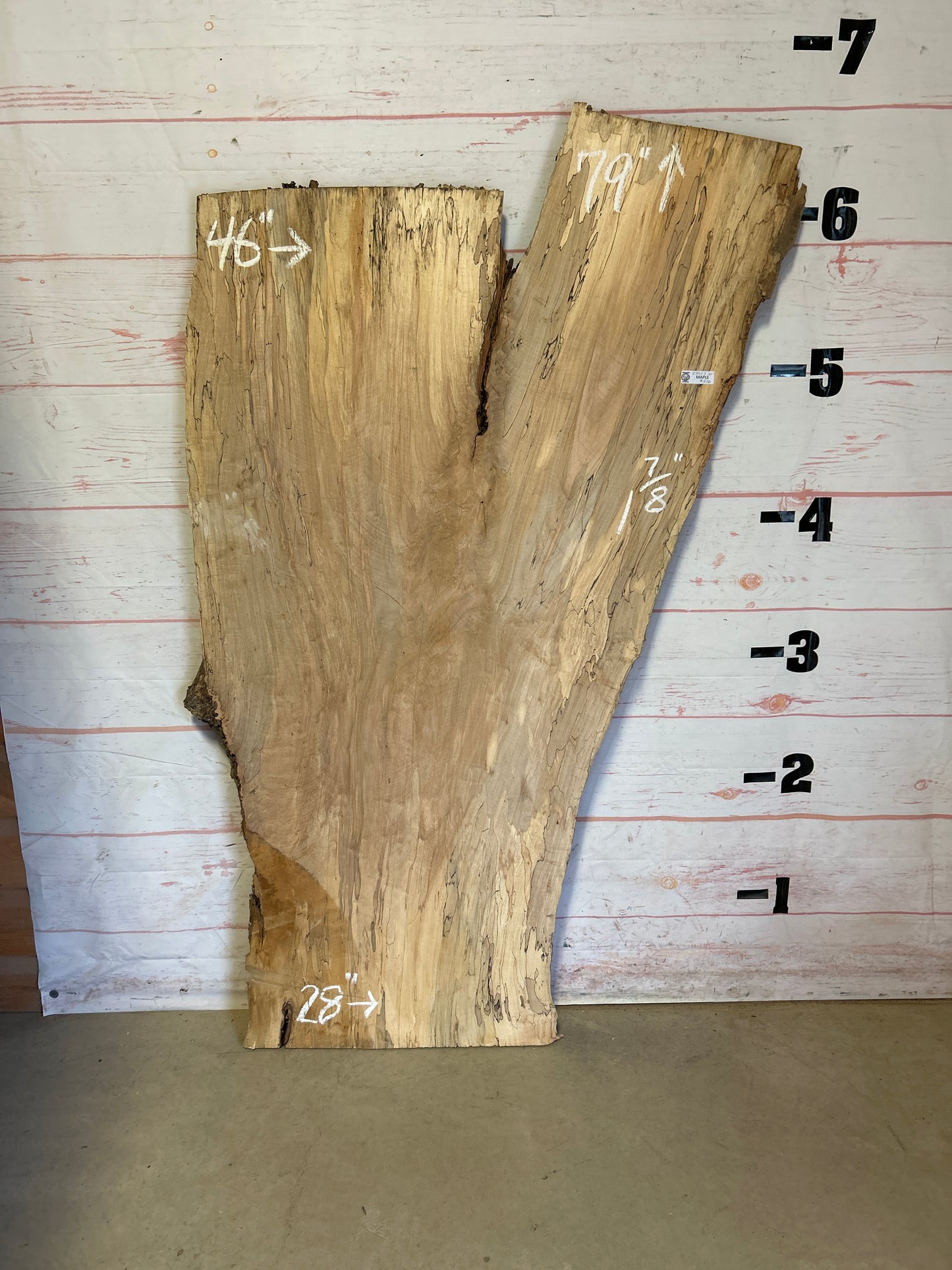 Live Edge Spalted Maple Sku#23927S-41