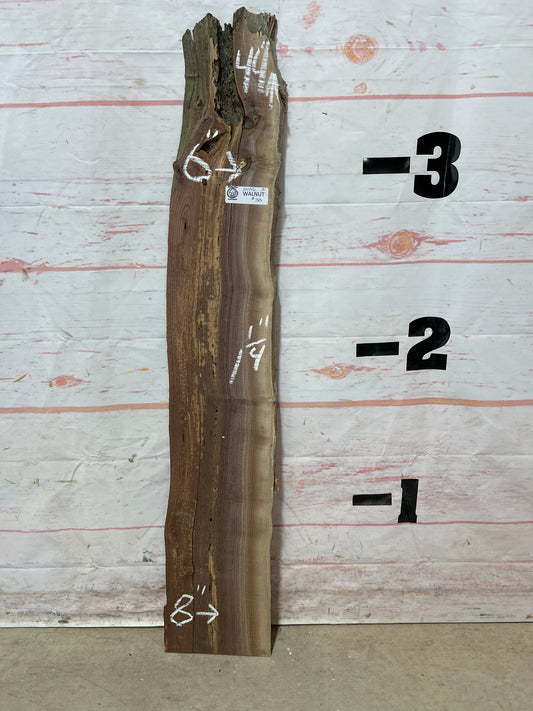 Live Edge Walnut Sku#25446M-3