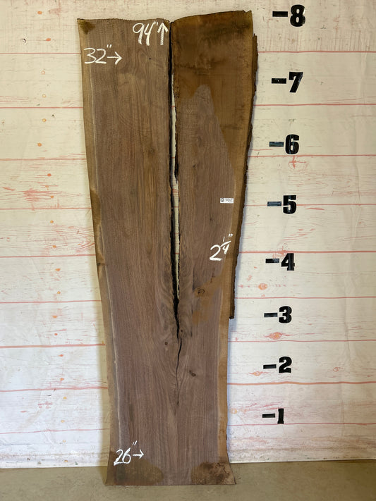 Live Edge Walnut Sku#25170J-43