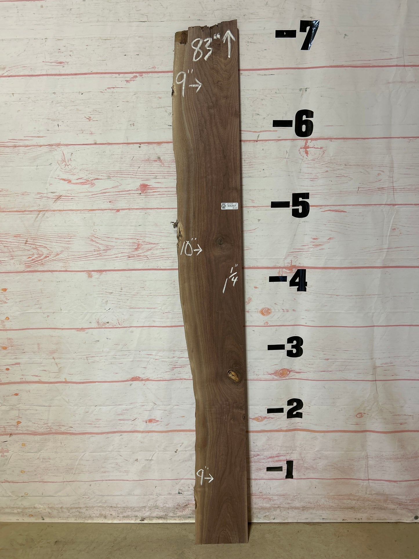 Live Edge Walnut Sku#24155M-7