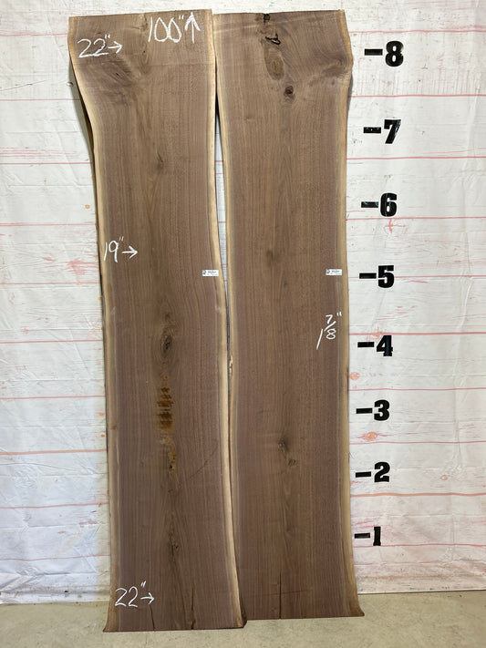 Live Edge Walnut Set Sku#26178K-58
