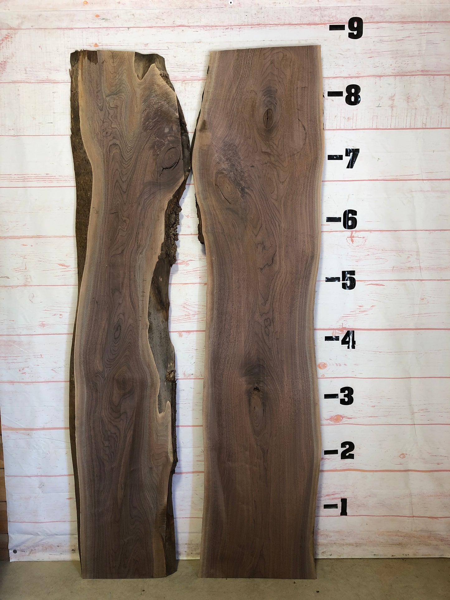 Live Edge Walnut Set Sku#23485K-58