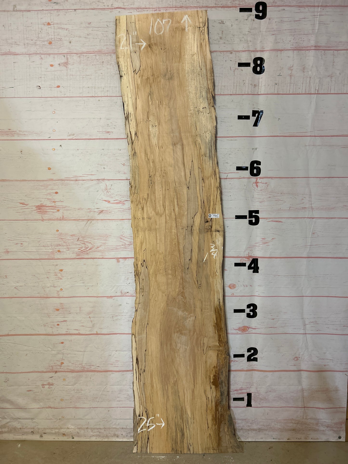 Live Edge Spalted Maple Sku#24449-30