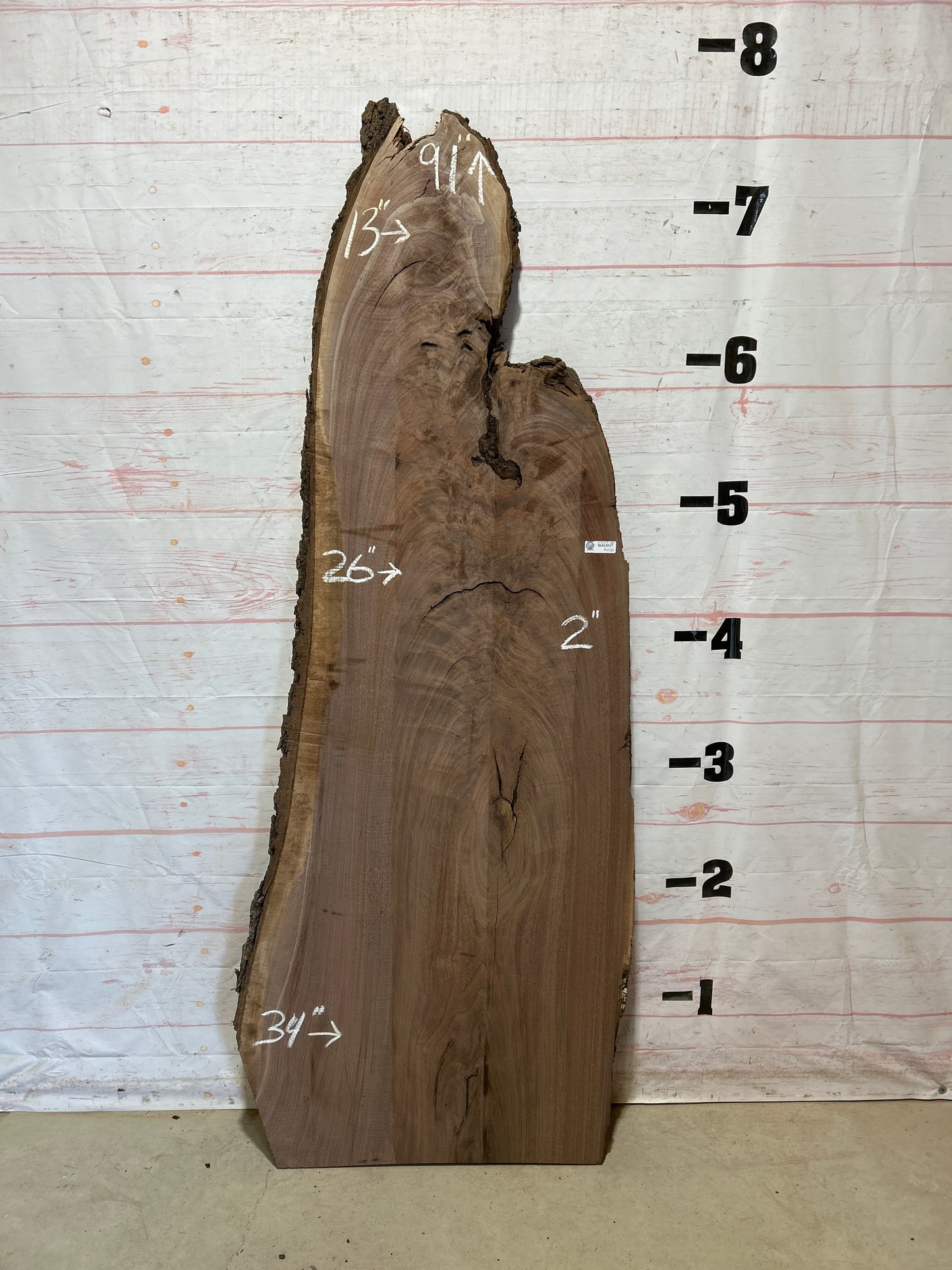 Live Edge Walnut Sku#27157-30
