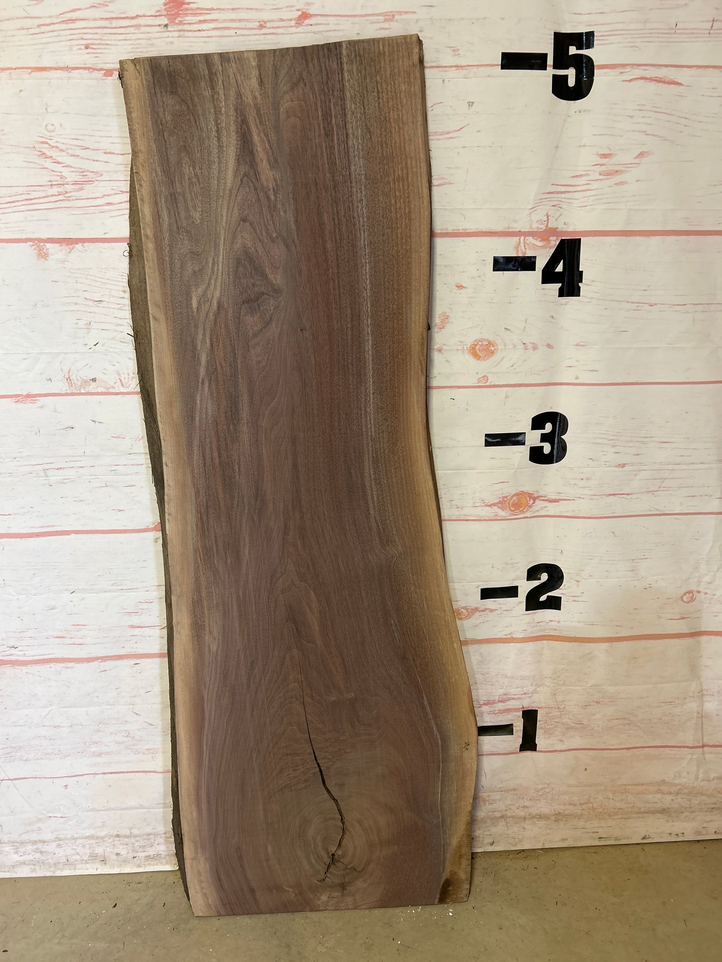 Live Edge Walnut Sku#24474A-18