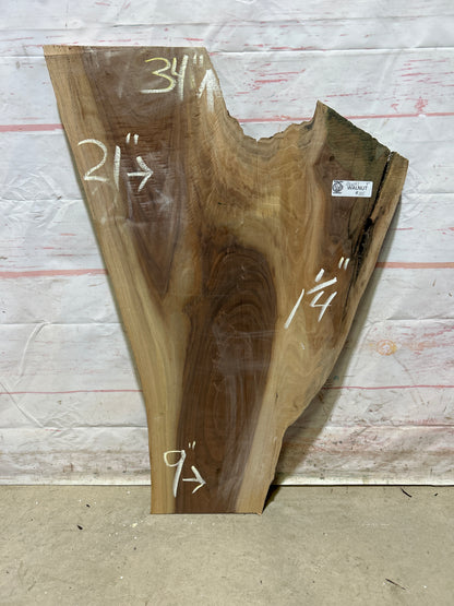 Live Edge Walnut Sku#26641M-4