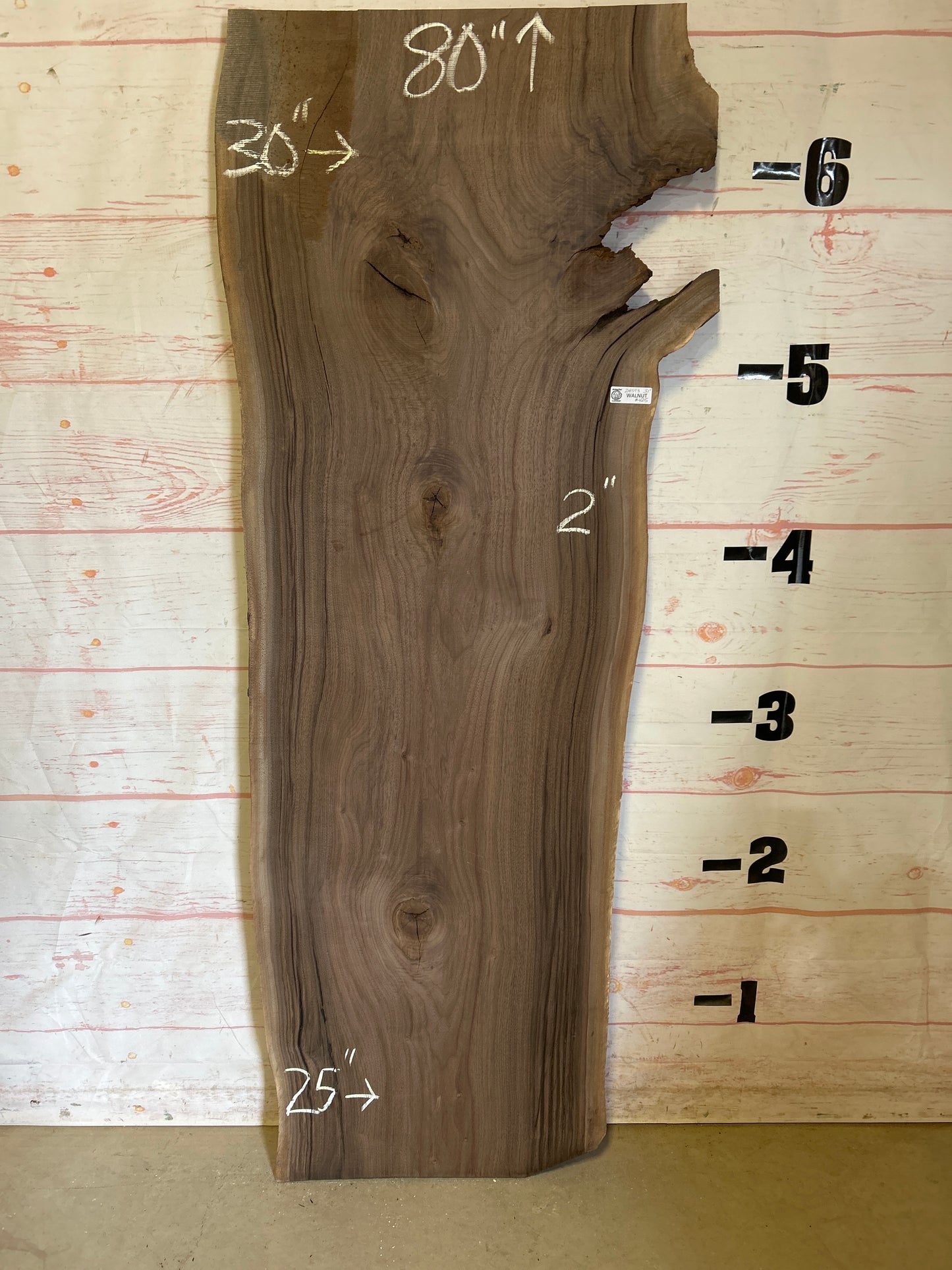 Live Edge Walnut Sku#24593-31