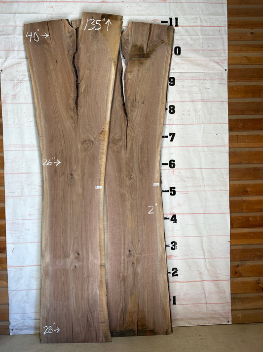 Live Edge Walnut Set Sku#27169-124