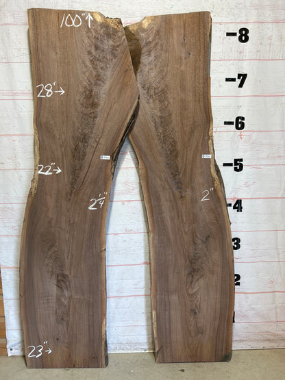 Live Edge Walnut Set Sku#25965K-74