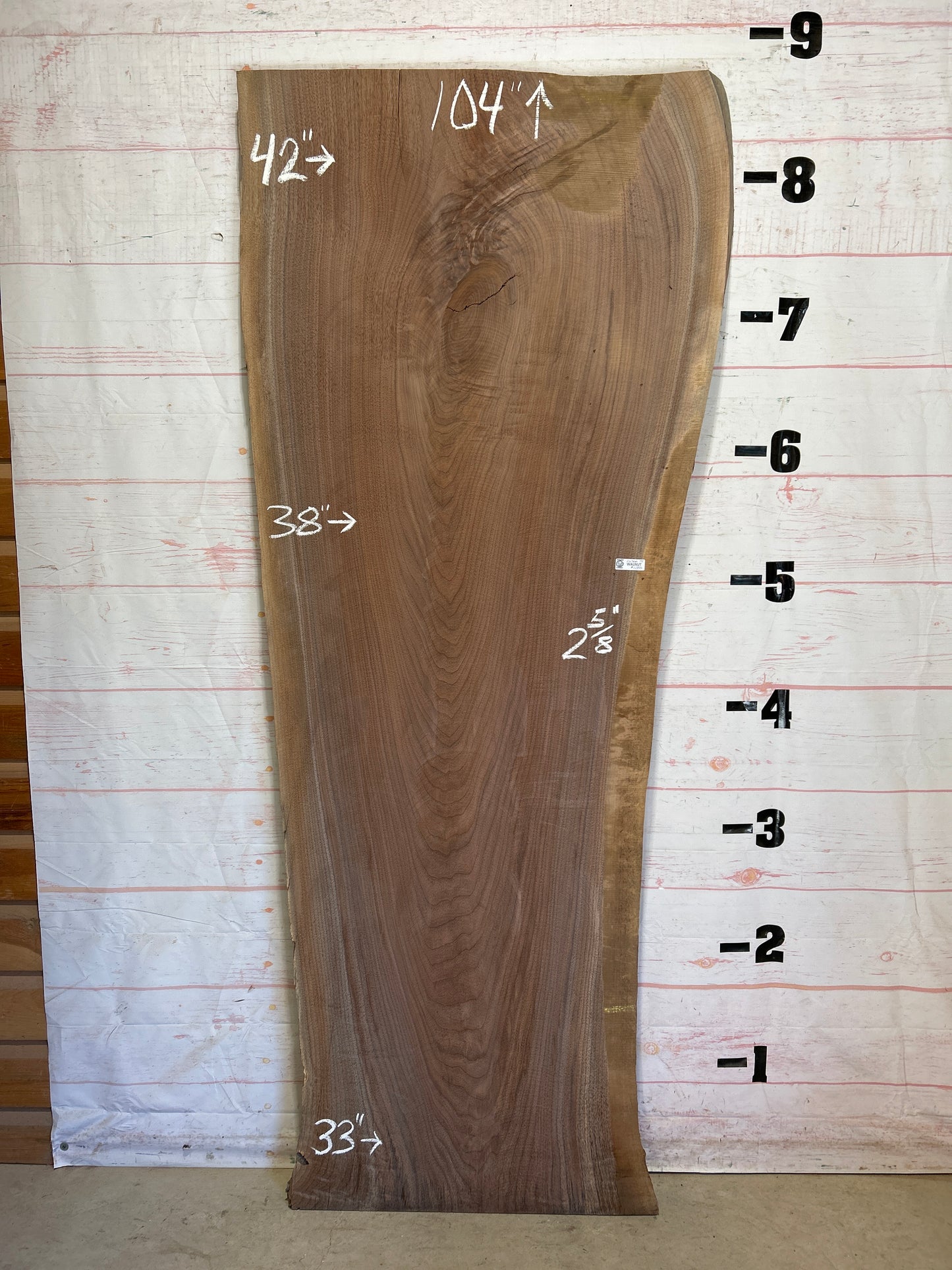 Live Edge Walnut Sku#26366-75