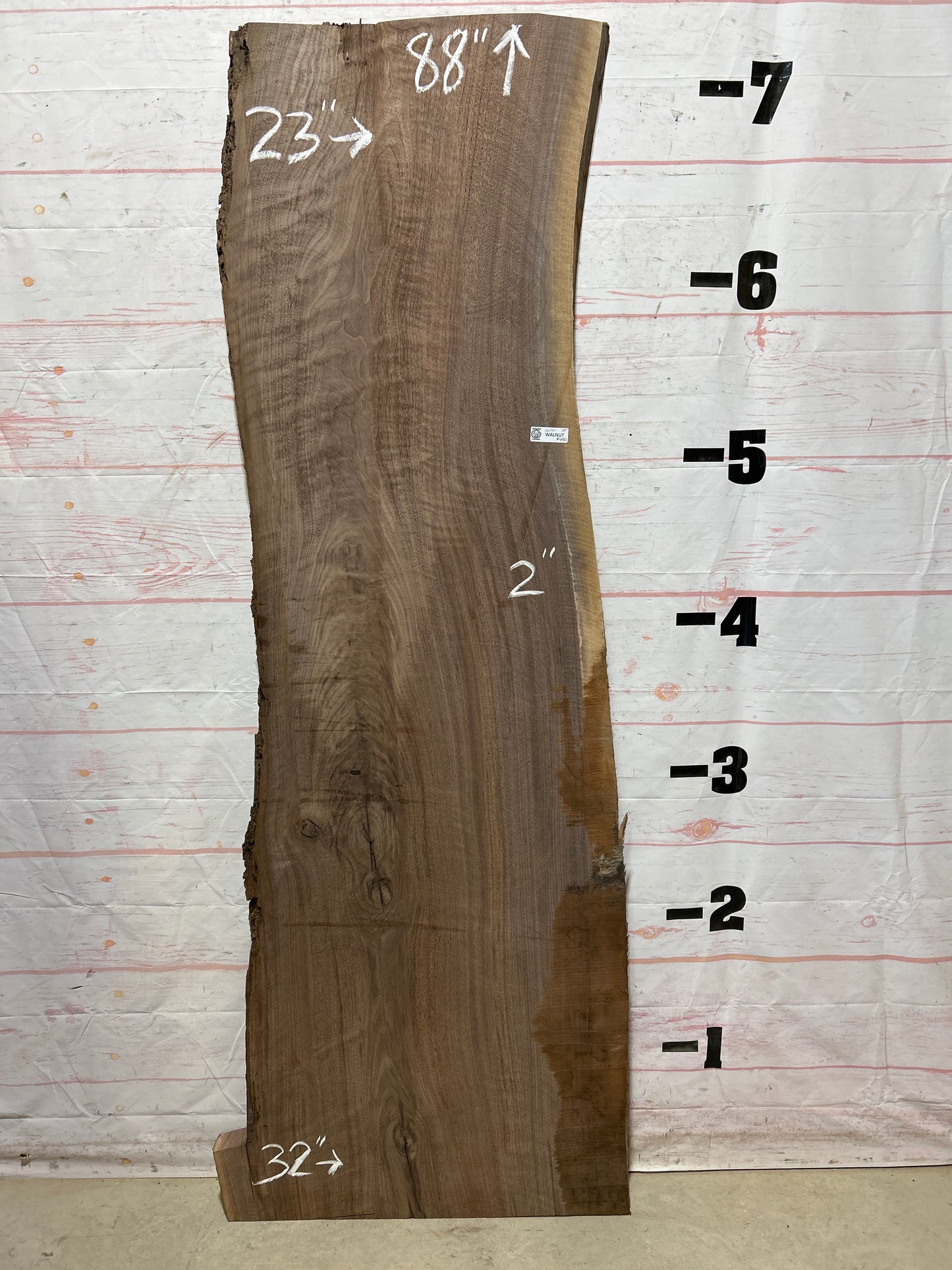 Live Edge Walnut Sku#26741J-34