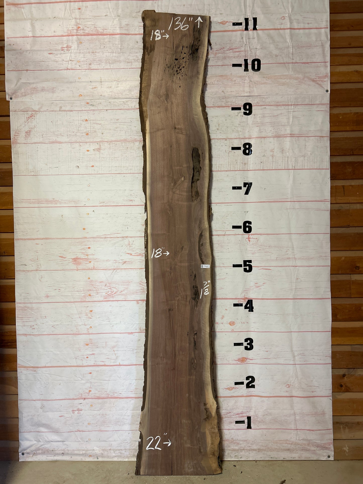 Live Edge Walnut Sku# 24419-40