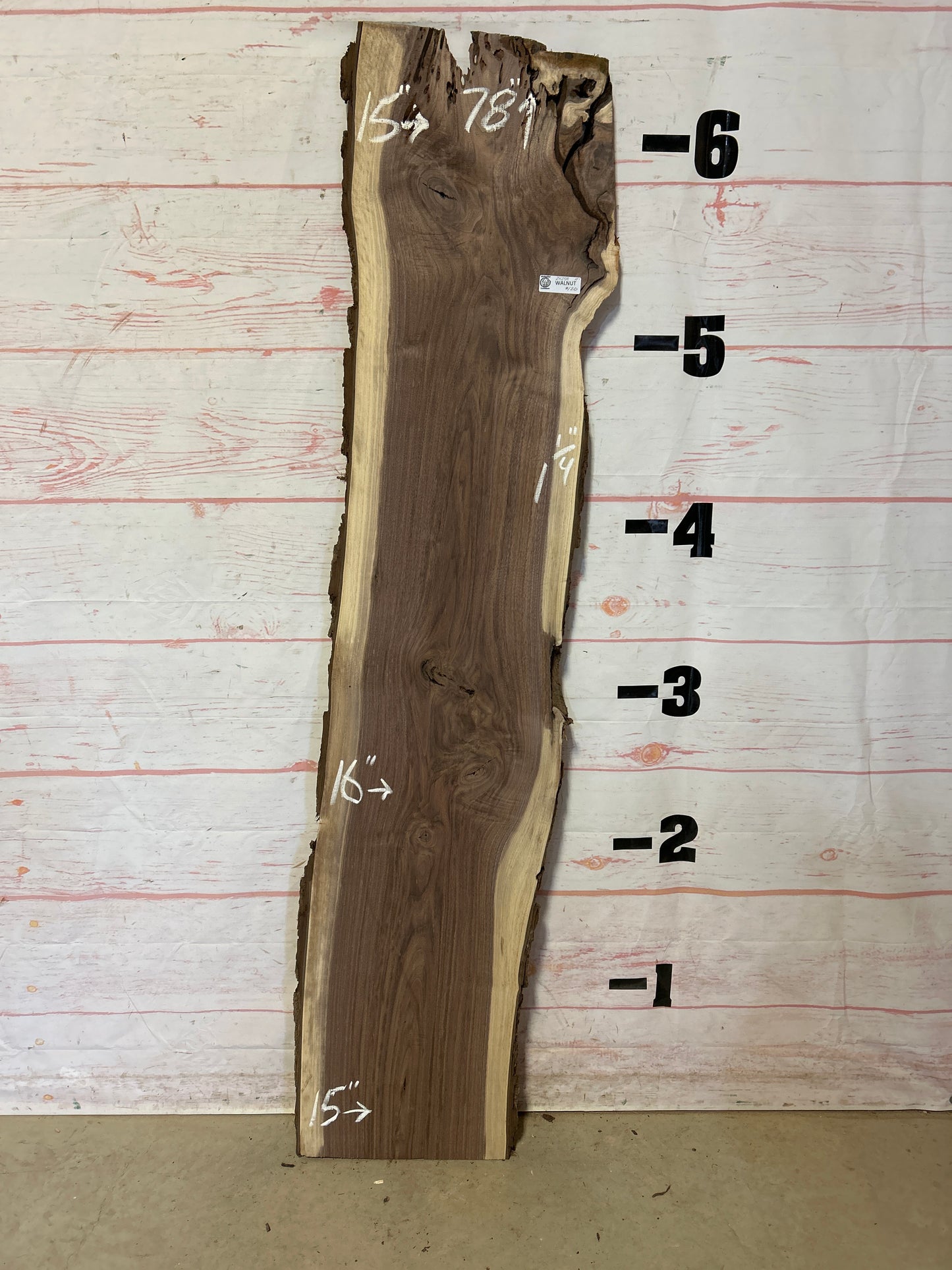 Live Edge Walnut Sku#24259A-11