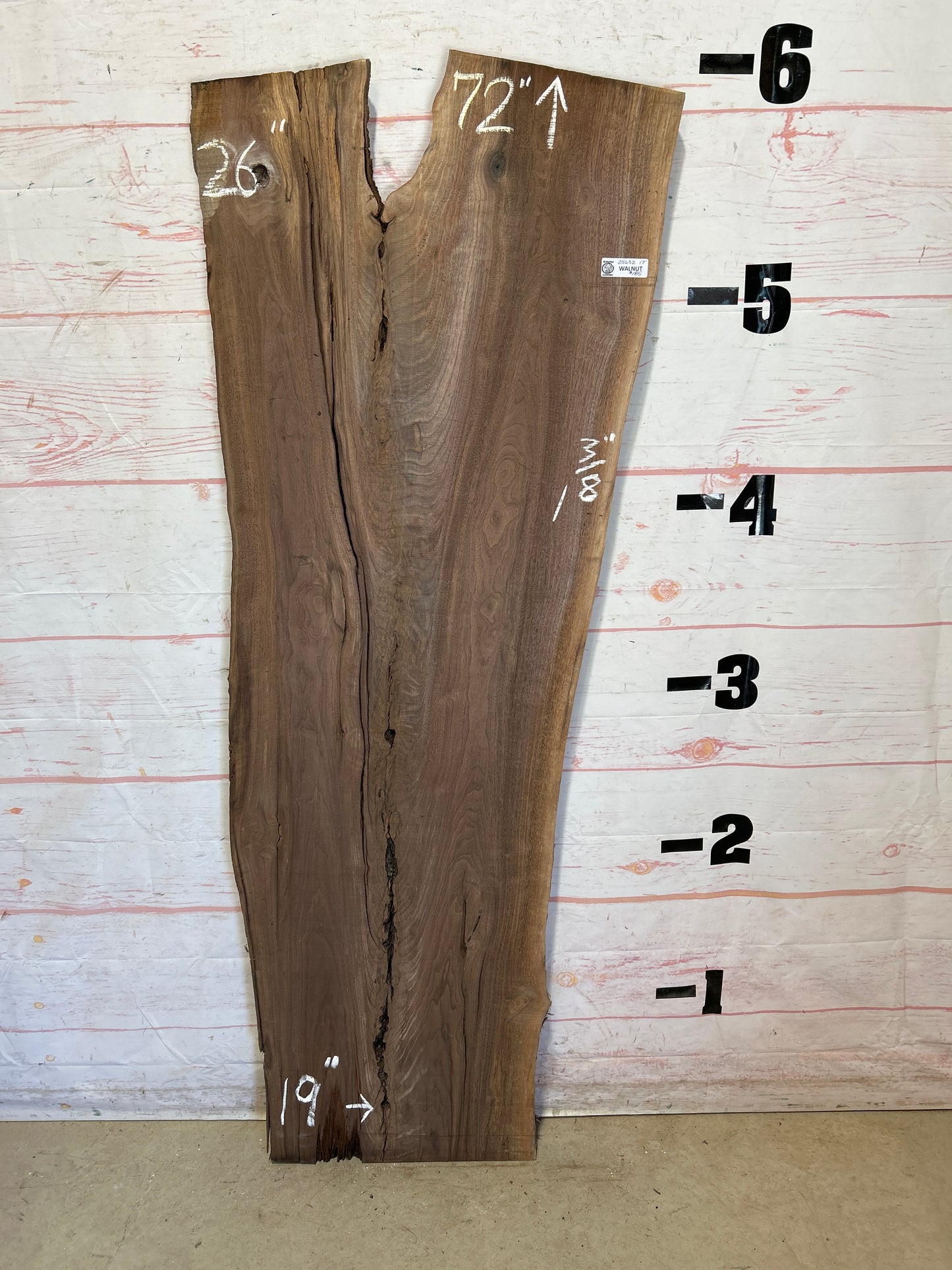 Live Edge Walnut Sku#25632M-17
