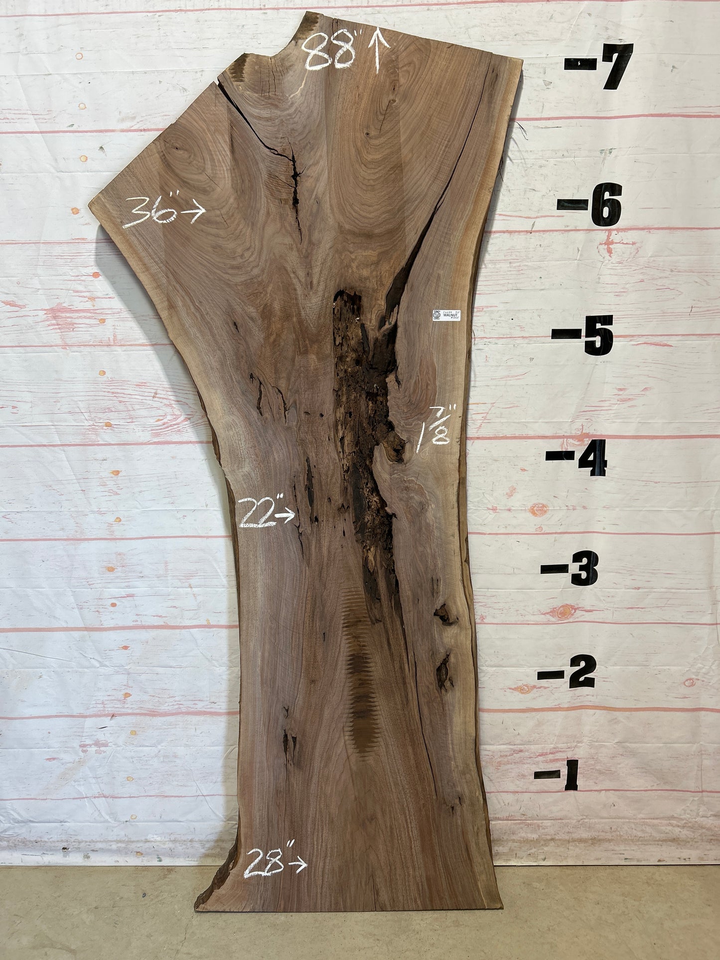Live Edge Walnut Sku#26039J-35