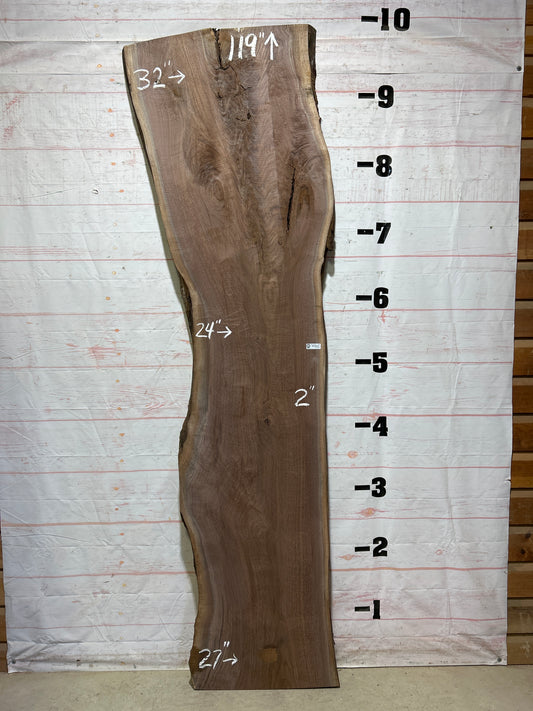 Live Edge Walnut Sku#26506K-46